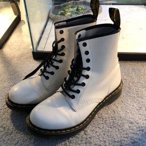 White Doc martens